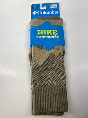 Columbia Hike Crew Socks Light weight merino wool M6-9, W8-11.5